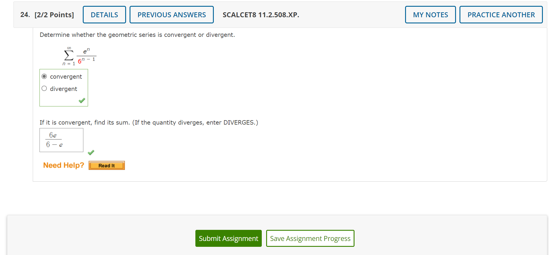 Solved 24. [2/2 Points] DETAILS PREVIOUS ANSWERS SCALCET8 | Chegg.com