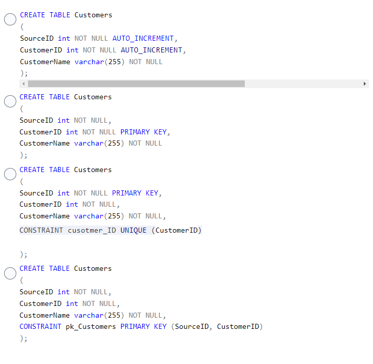 Solved You are a database developer of a Server database. | Chegg.com