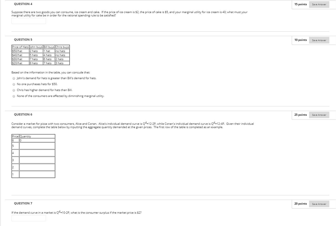 Solved QUESTION 4 15 points Save Answer Suppose there are | Chegg.com