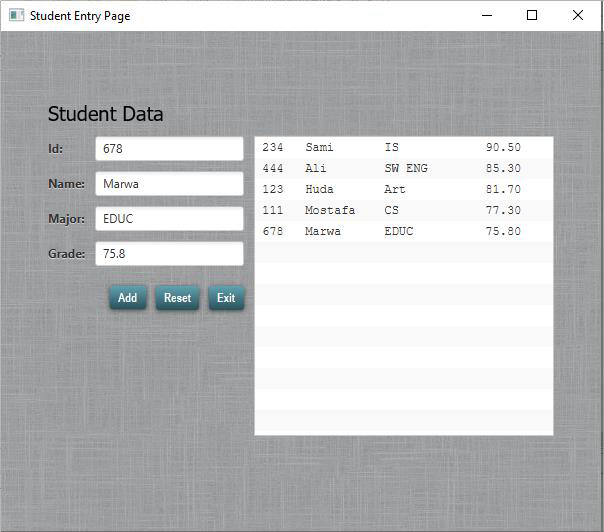 Write java program to create a class Student that | Chegg.com