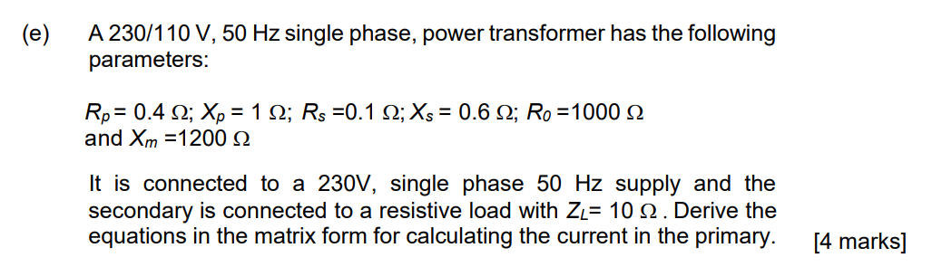 Solved I drew the complete equivalent circuit of a single | Chegg.com