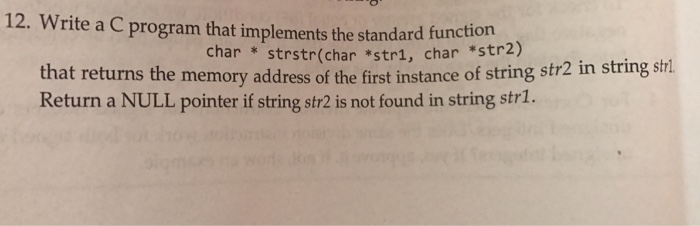 Solved Write A C Program That Implements The Standard 6055