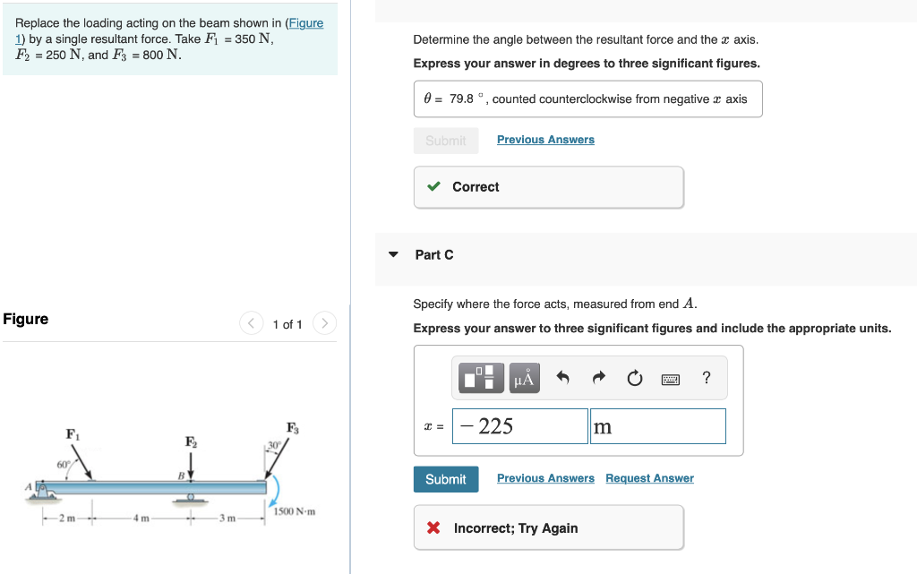 Solved Replace the loading acting on the beam shown in | Chegg.com