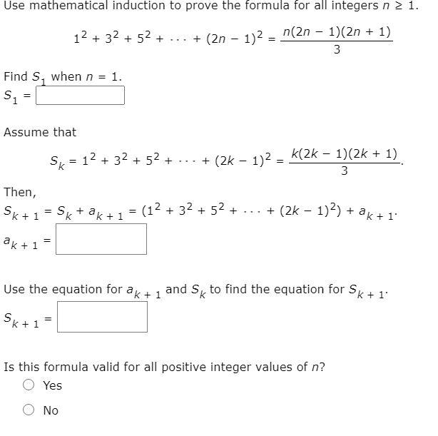 Solved Use Mathematical Induction To Prove The Formula For Chegg Com