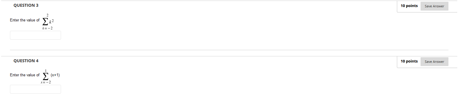 Solved QUESTION 3 10 points Save Answer Enter the value of | Chegg.com
