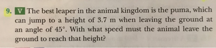 Solved 9, M The best leaper in the animal kingdom is the | Chegg.com