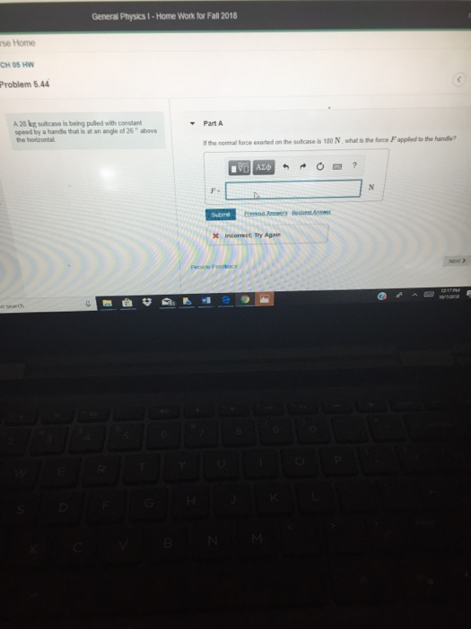 Solved General Physics I-Home Work for Fall 2018 se Home CH | Chegg.com