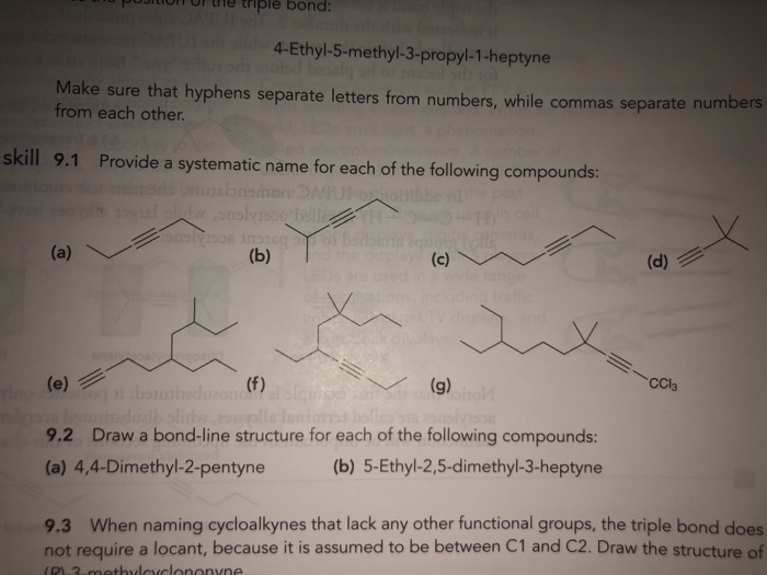 Draw The Structure Of 5 Methyl 3 Heptyne