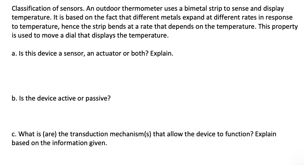 Temperature Measurement Thermometer - Properties and Functions