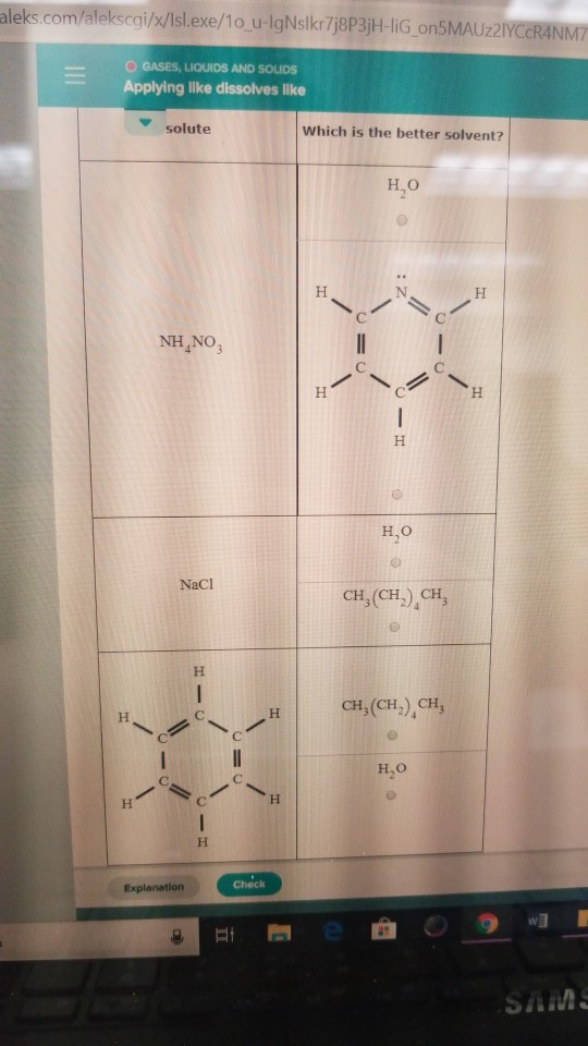 Solved Which Is The Better Solvent Chegg Solved Which Is The Better Solvent Chegg