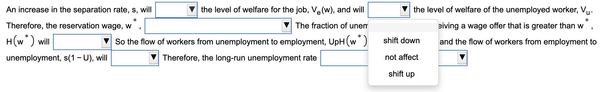 Solved Determine the effects of an increase in the | Chegg.com