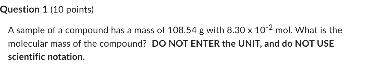 how to find the mass of an atom in a compound