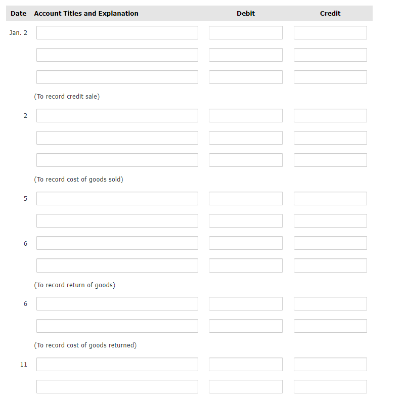 Solved Prepare the journal entries to record the following | Chegg.com