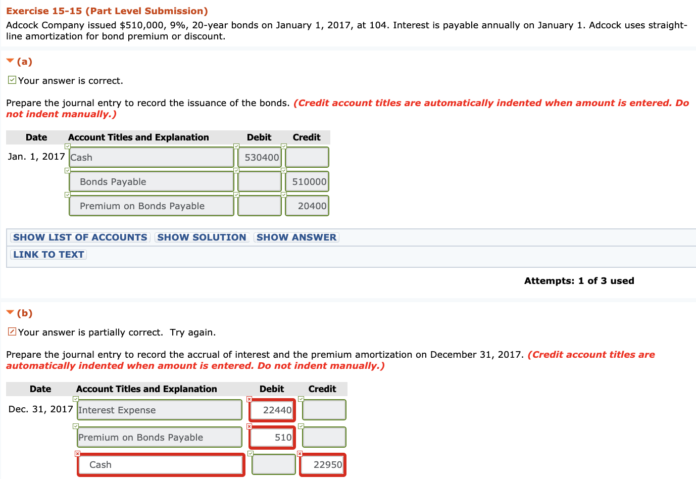 Solved Prepare The Journal Entry To Record The Accrual Of | Chegg.com