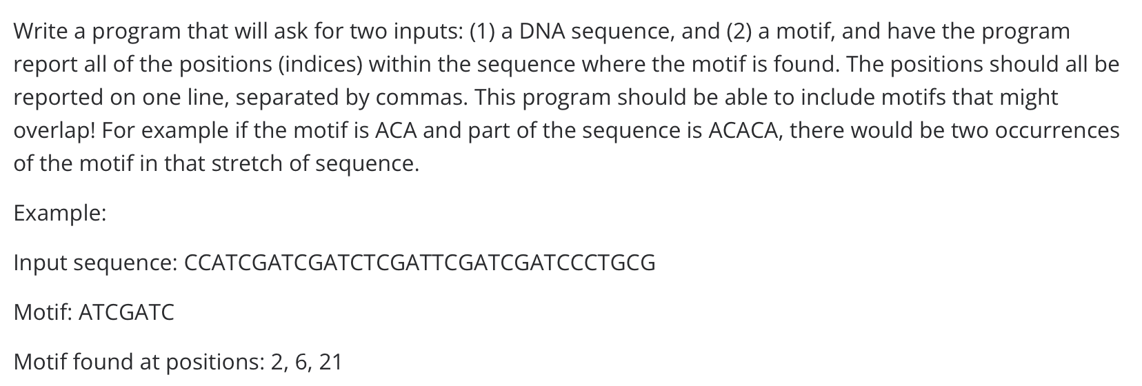 Solved Write a program that will ask for two inputs: (1) a | Chegg.com