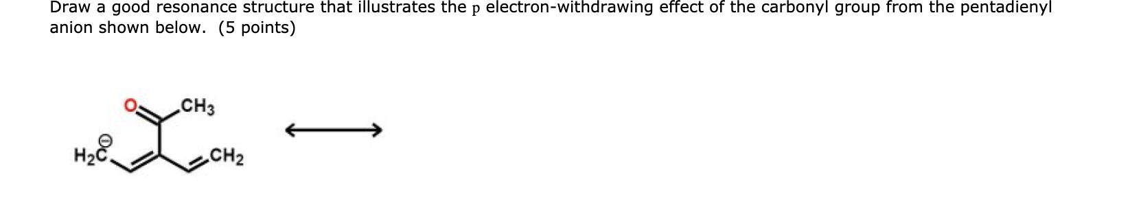 Solved Draw a good resonance structure that illustrates the | Chegg.com