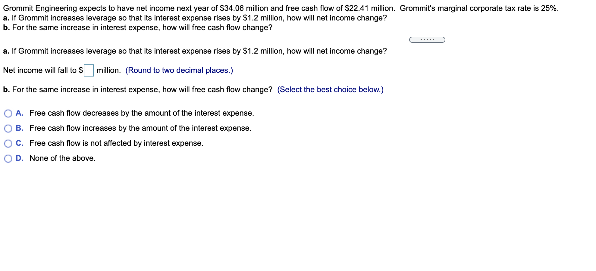 Solved Grommit Engineering expects to have net income next | Chegg.com