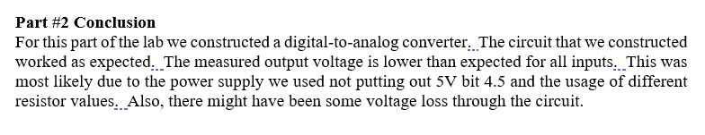 Solved Analog and Digital Converters (Part 1 if needed: | Chegg.com