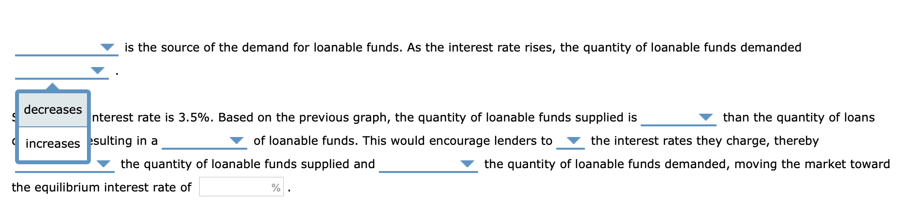 Solved 4. Supply and demand for loanable funds The following | Chegg.com