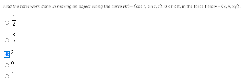Solved Find the total work done in moving an object along | Chegg.com