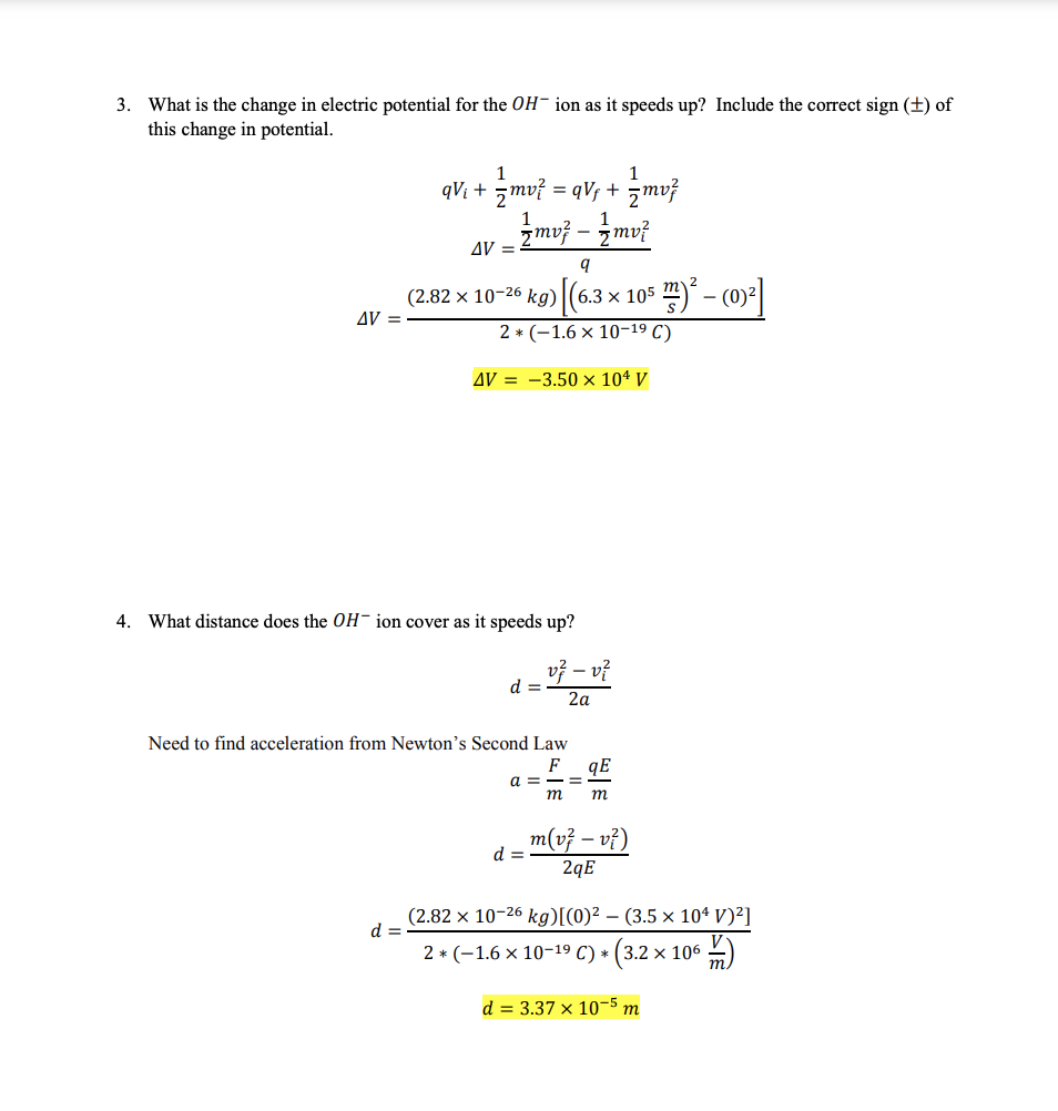 Solved I need help with questions 3 and 4 to see if the | Chegg.com