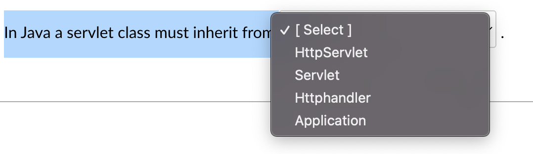 Solved 1) 2) Every method of the HttpServlet class must | Chegg.com