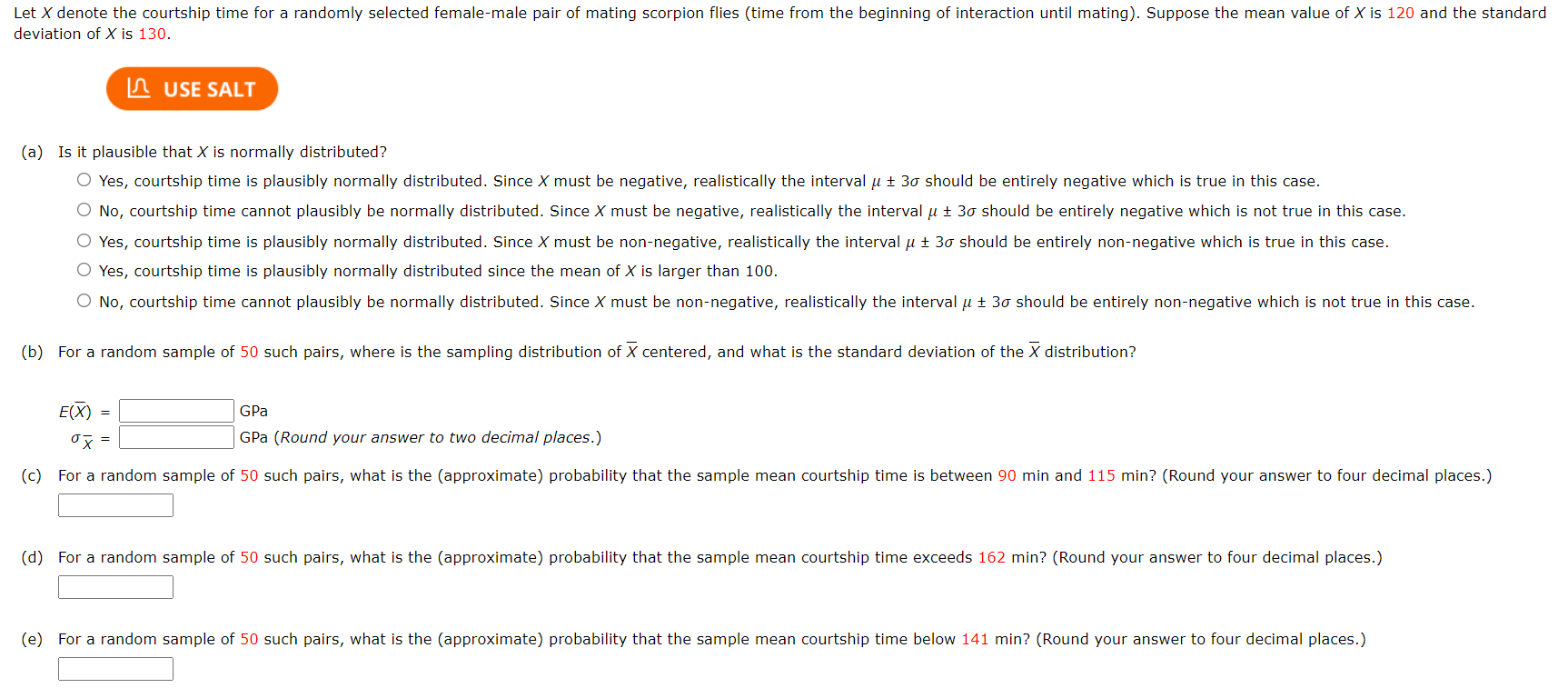 Solved Let X denote the courtship time for a randomly