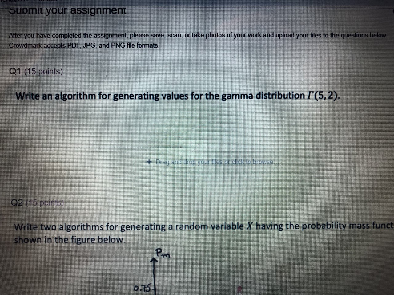 Solved Supmit your assignment After you have completed the | Chegg.com