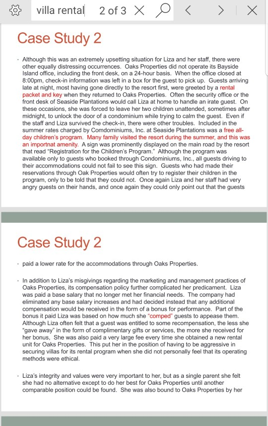 Solved Direction: Read the case study below and answer the | Chegg.com
