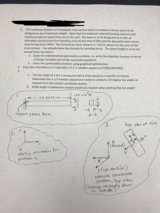 Solved Only need help for question 1. State the | Chegg.com