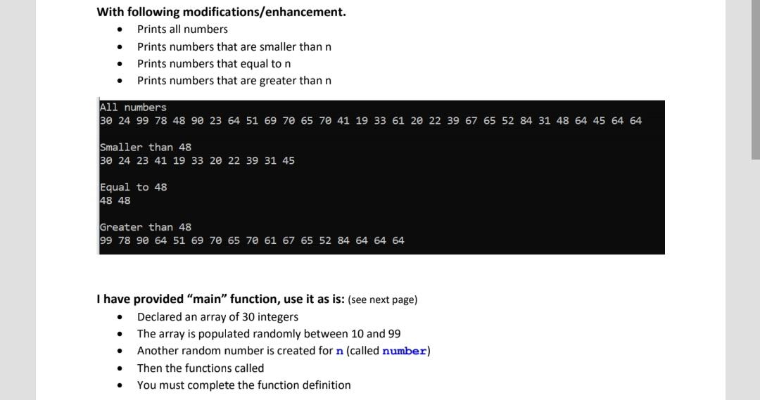 Solved c++ In a program, write a function that accepts three | Chegg.com