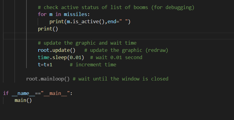 Complete The Following In Python: The main method | Chegg.com