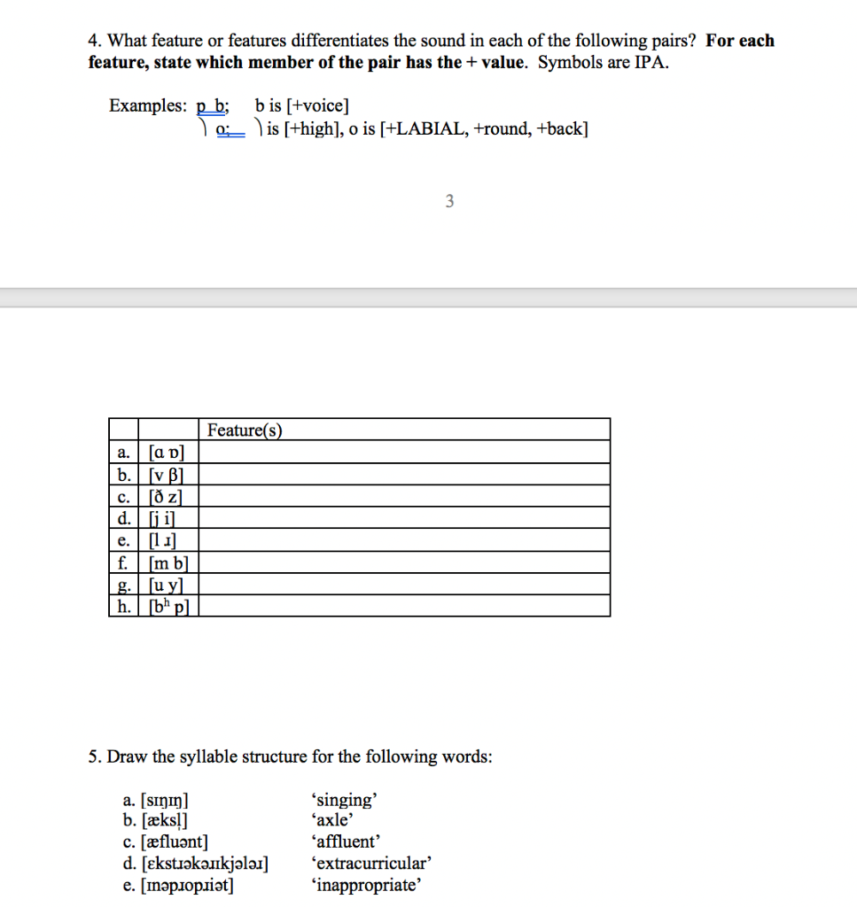 4 What Feature Or Features Differentiates The Sou Chegg Com