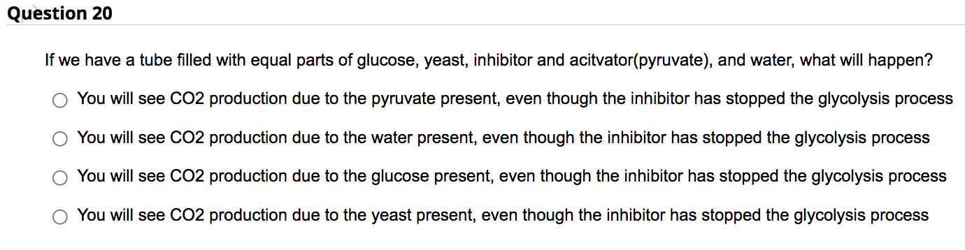 Solved If we have a tube filled with equal parts of glucose, | Chegg.com