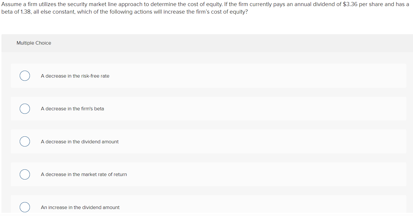 solved-assume-a-firm-utilizes-the-security-market-line-chegg