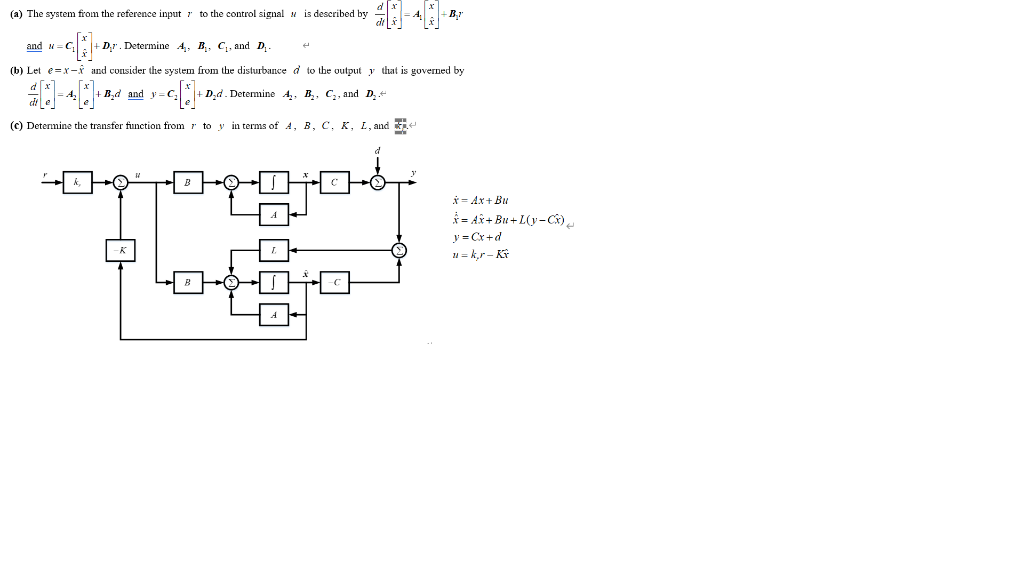 Solved (a) The system from the reference input to the | Chegg.com