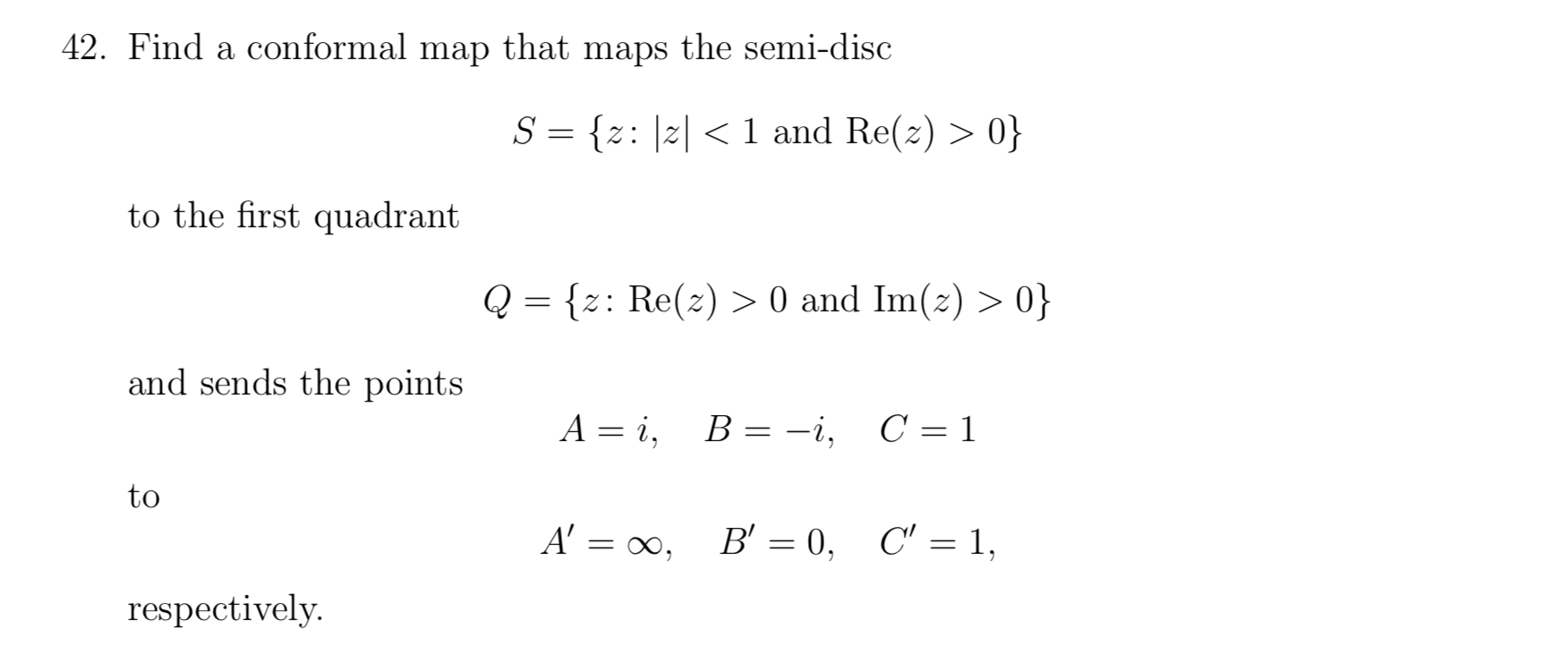 Solved Complex Analysis Question: Give A Step To Step | Chegg.com