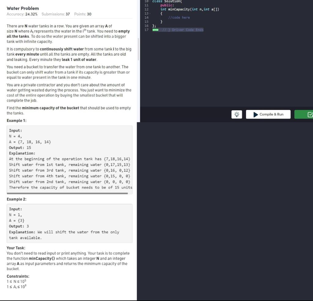Solved Example 2: Your Task: You don't need to read input or | Chegg.com