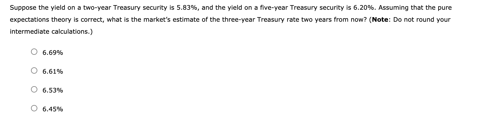 solved-the-yield-on-a-one-year-treasury-security-is-5-8400-chegg