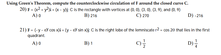 Solved Jsing Green's Theorem, compute the counterclockwise | Chegg.com