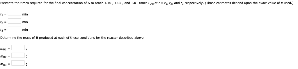 Solved A chemical reaction A→B is carried out in a closed | Chegg.com