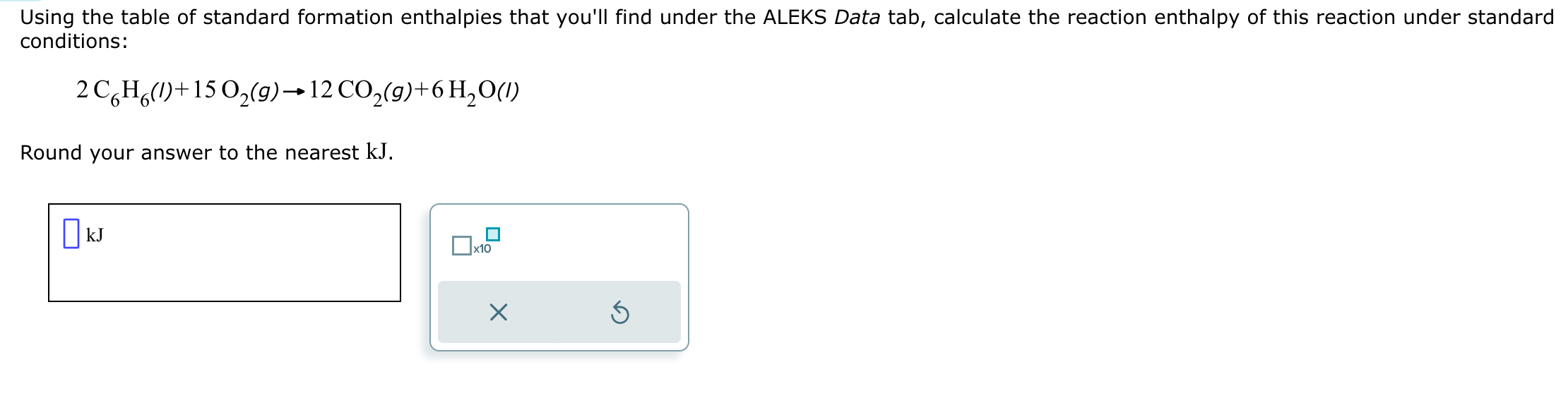 Solved Using the table of standard formation enthalpies that | Chegg.com