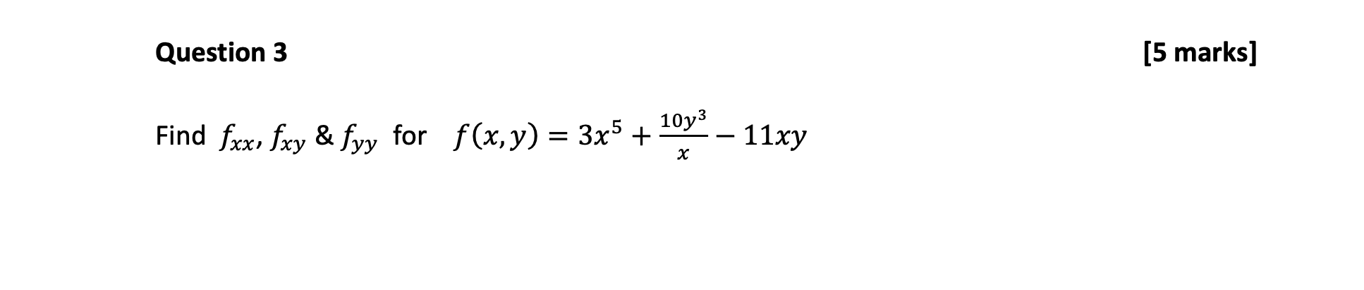 solved-5-marks-f-x-y-3x5-x10y3-11xy-chegg