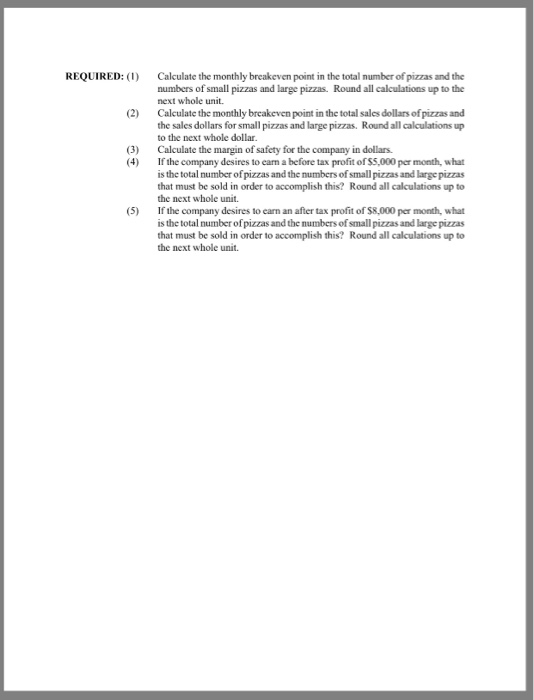 Solved MANAGERIAL ACCOUNTING HANDOUT PROBLEM 3 Score Name | Chegg.com