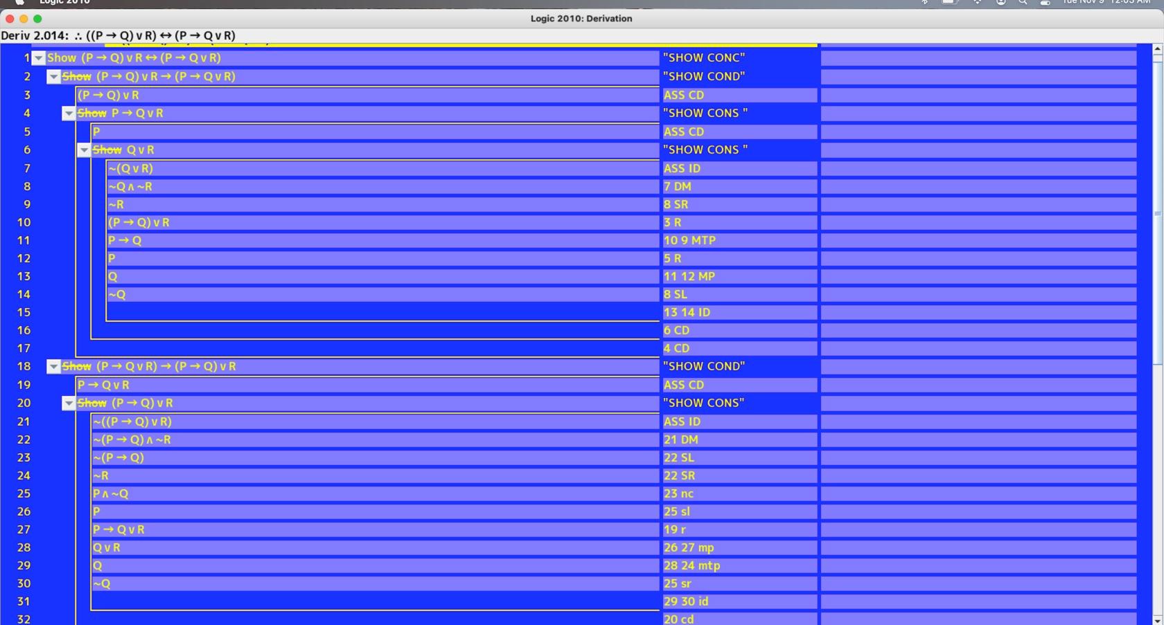 Solved logic 2010 derivation deriv 2 014 pq vr chegg