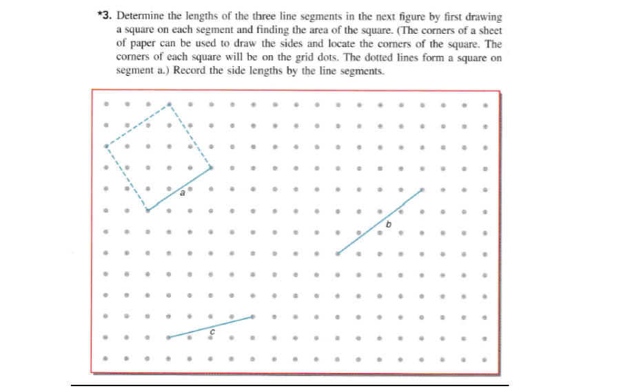Solved *3. Determine the lengths of the three line segments | Chegg.com
