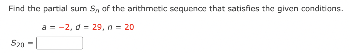 Solved Determine the common difference, the fifth term, the | Chegg.com