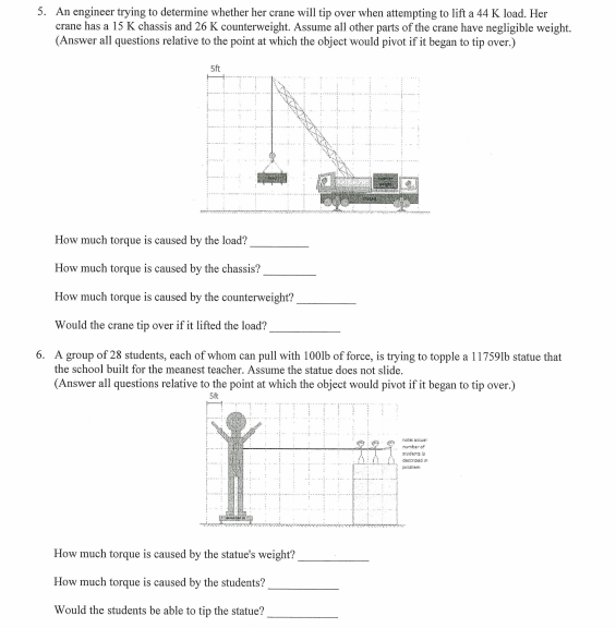 Solved 5. An engineer trying to determine whether her crane | Chegg.com