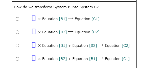 Solved Consider The Following Three Systems Of Linear | Chegg.com