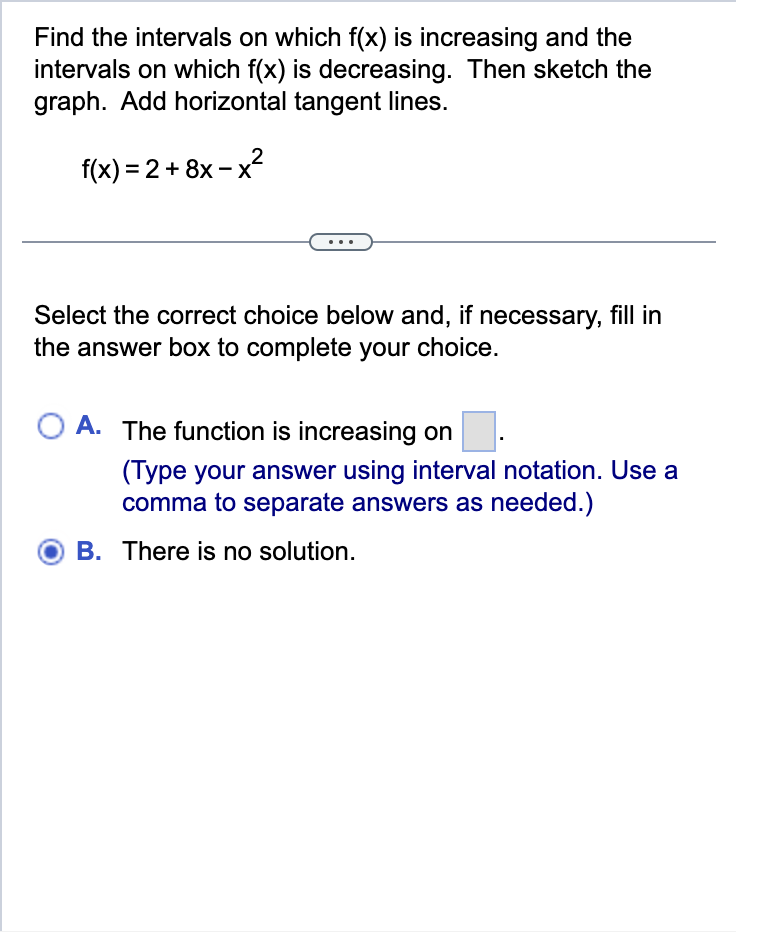 Solved Find the intervals on which f(x) is increasing and | Chegg.com